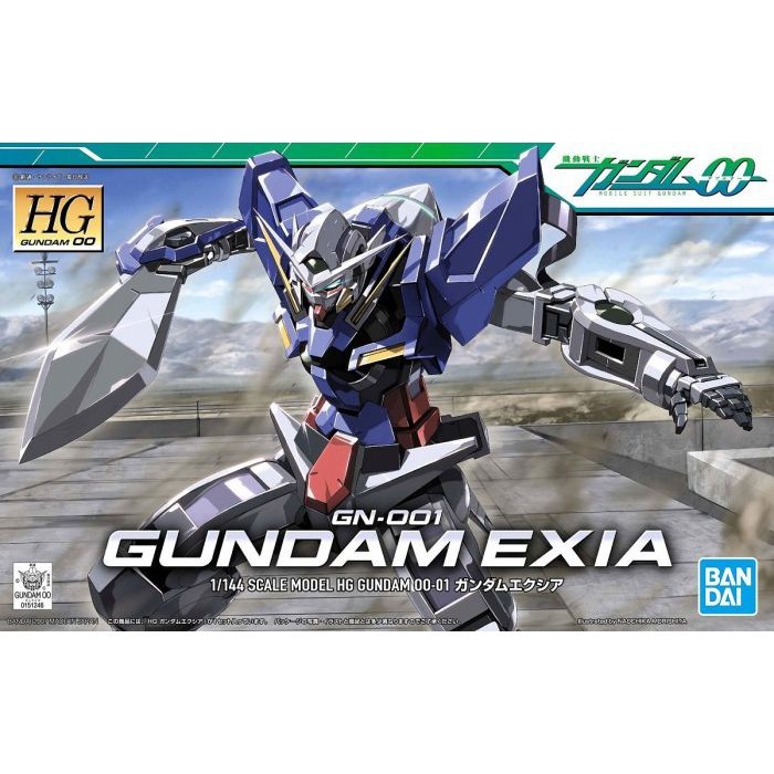 ชิ้นส่วน HG 1/144 Gundam Exia