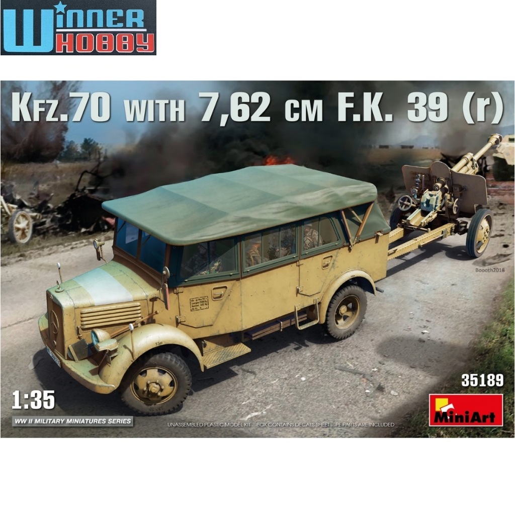 MiniArt 35189 Kfz.70 & 7,62 cm F.K. 39 ( r ) 1/35