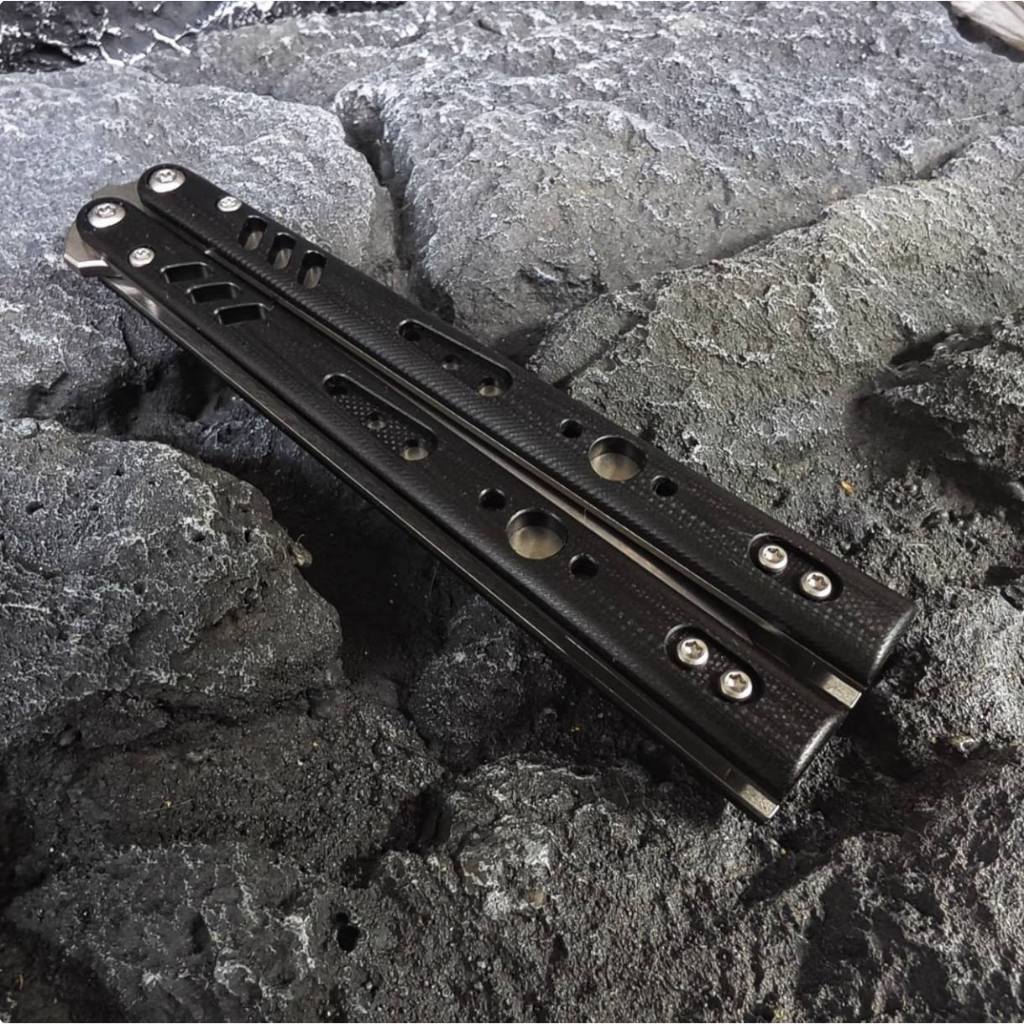 มีดควง มีดซ้อม มีดบาลิซอง มีดควงของเล่น มีดควง มีดบาลิซอง แบบหวี มีดควงไม่คม Baliplus REP Balisong G