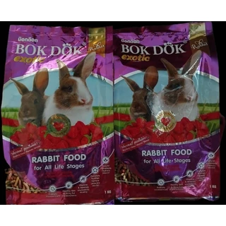 อาหารกระต่ายบ๊อกด๊อก (BOKDOK)กลิ่นราสเบอร์รี่ น้ำหนัก 1 กก
