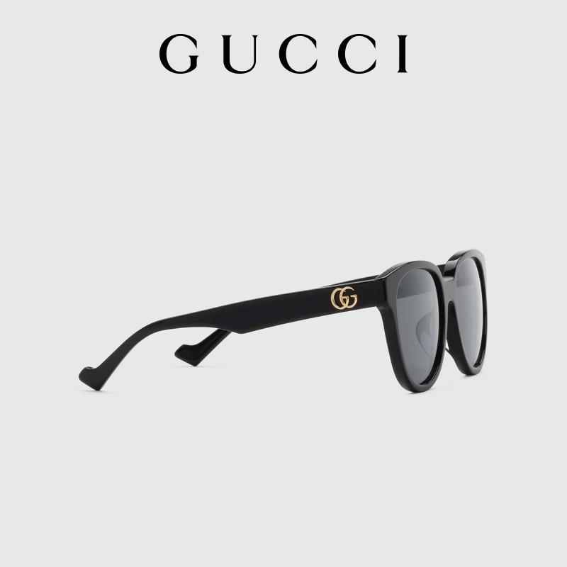GUCCI Gucci Fit ออกแบบกรอบแว่นตากันแดดกรอบกลม