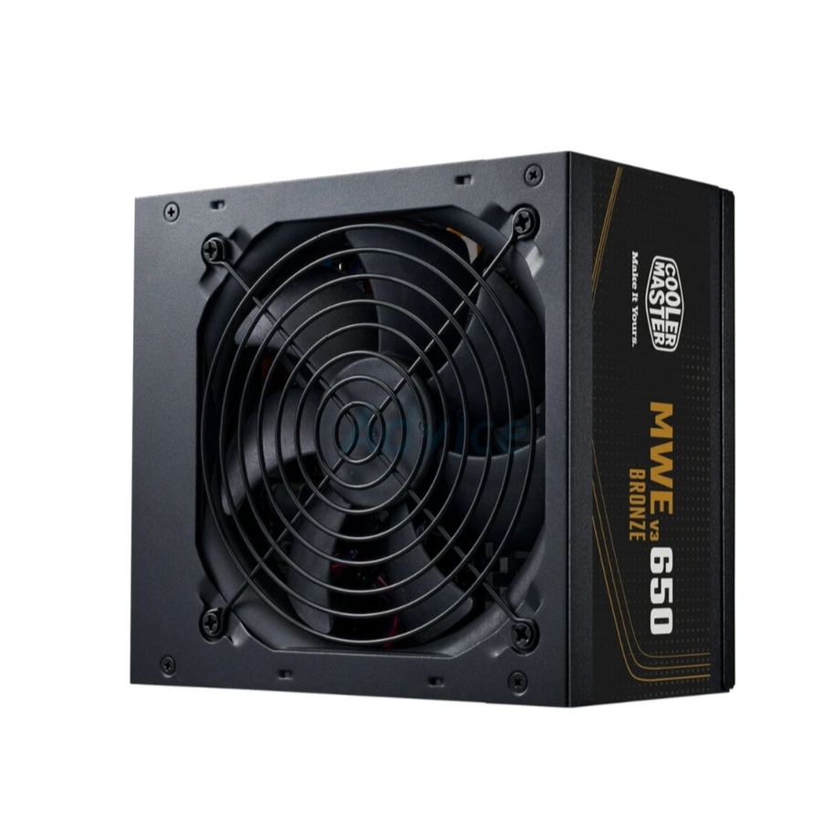 POWER SUPPLY (80+ BRONZE) 650W COOLER MASTER MWE V3 FR (MPE-6501-ACAAW-3B)