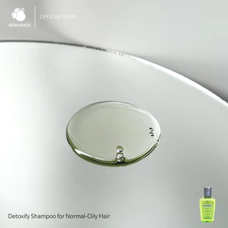 BERGAMOT® Detoxify Shampoo (For Normal & Oily Hair) 55ml. แชมพูดีท็อกซ์ (สำหรับผมธรรมดา-มัน)