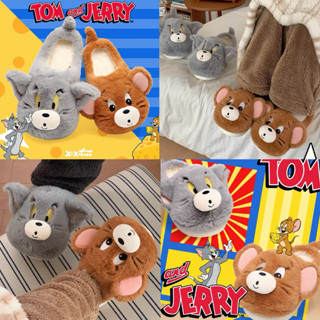 พร้อมส่ง🍑 รองเท้า Tom and Jerry ทอม เจอร์รี่ น่ารัก สลิปเปอร…