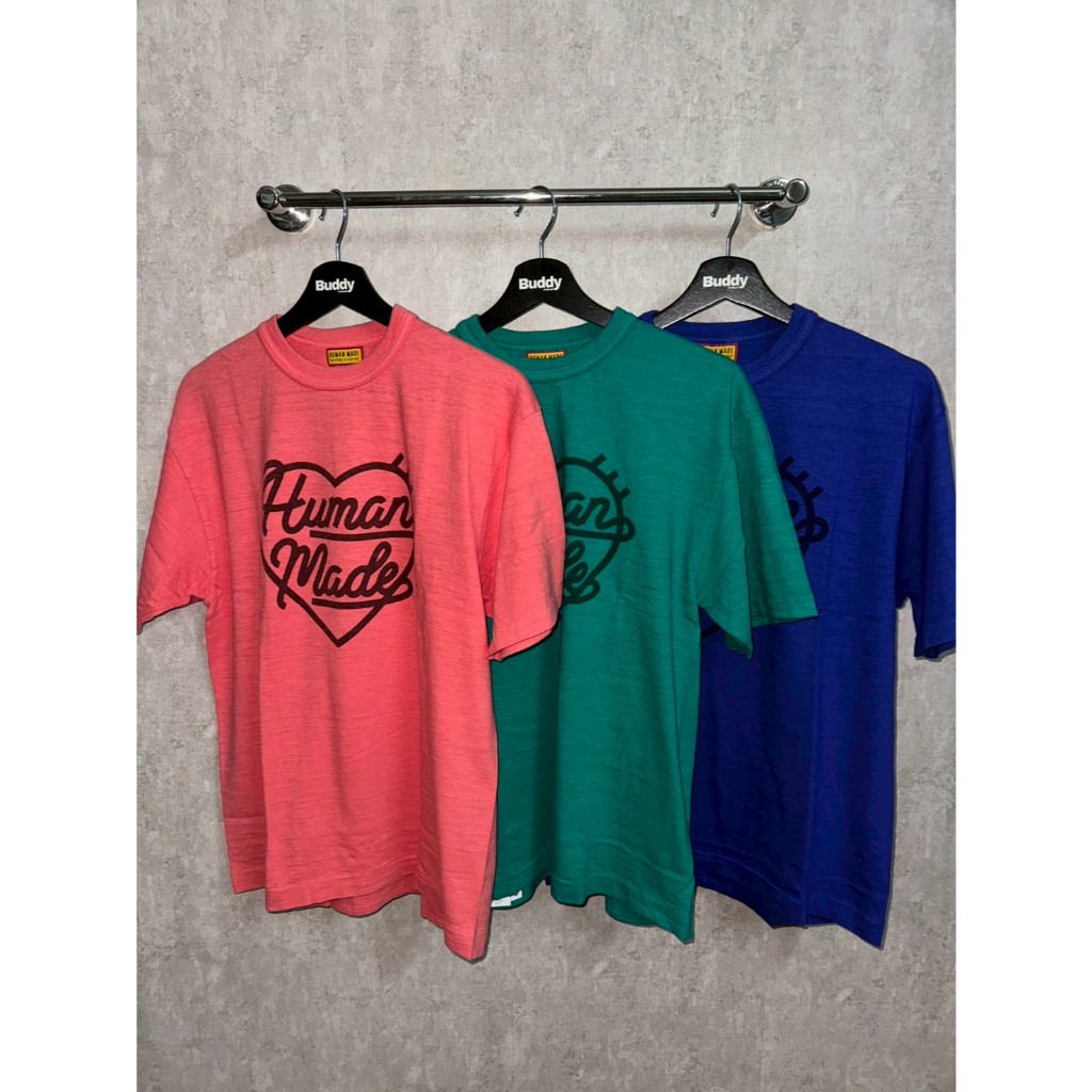 HUMAN MADE COLOR T-SHIRT หัวใจหลุยส์ (รับประกันของแท้100%)