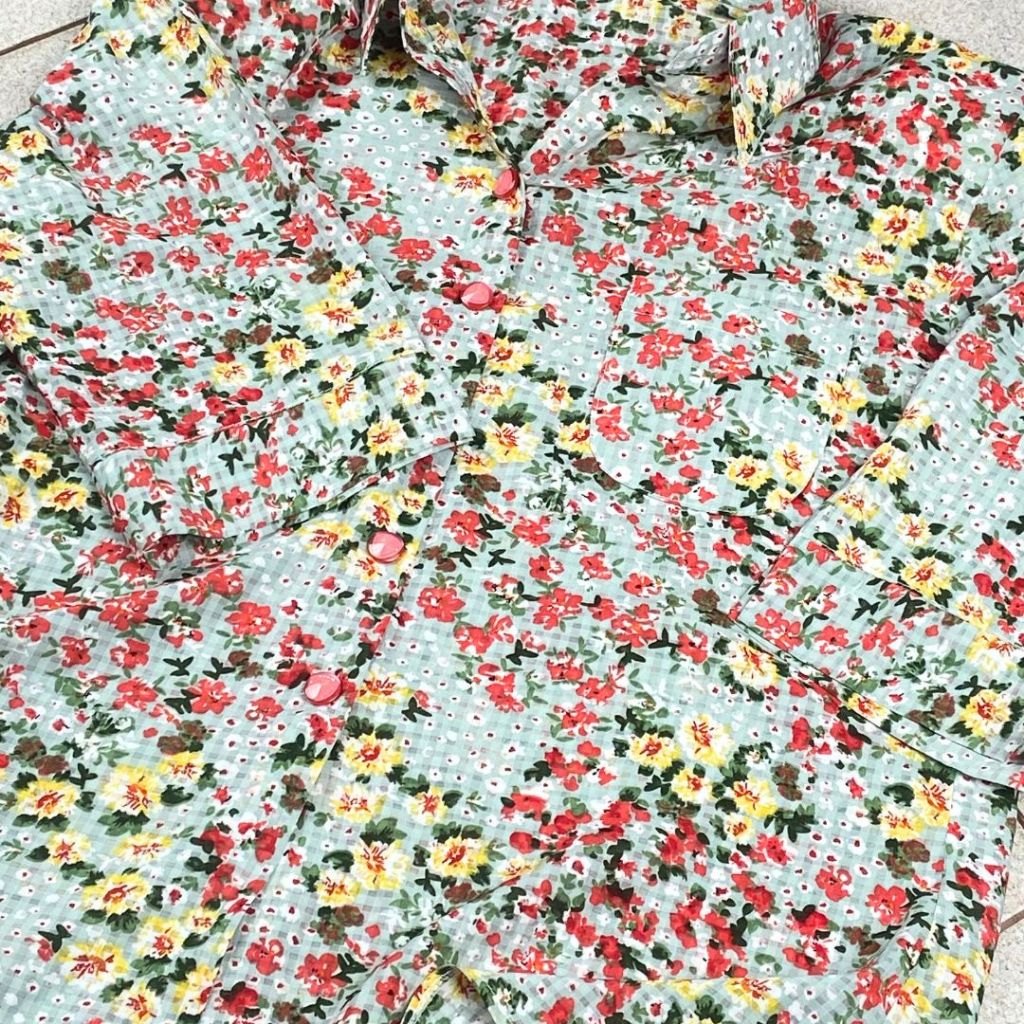 036 - 041 เสื้อแม่บ้าน เสื้อคนแก่ 40 42 44 46 48 50 52 ผ้าใส่สบาย 100% ไม่หด รีดไม่ยาก เบาสบาย