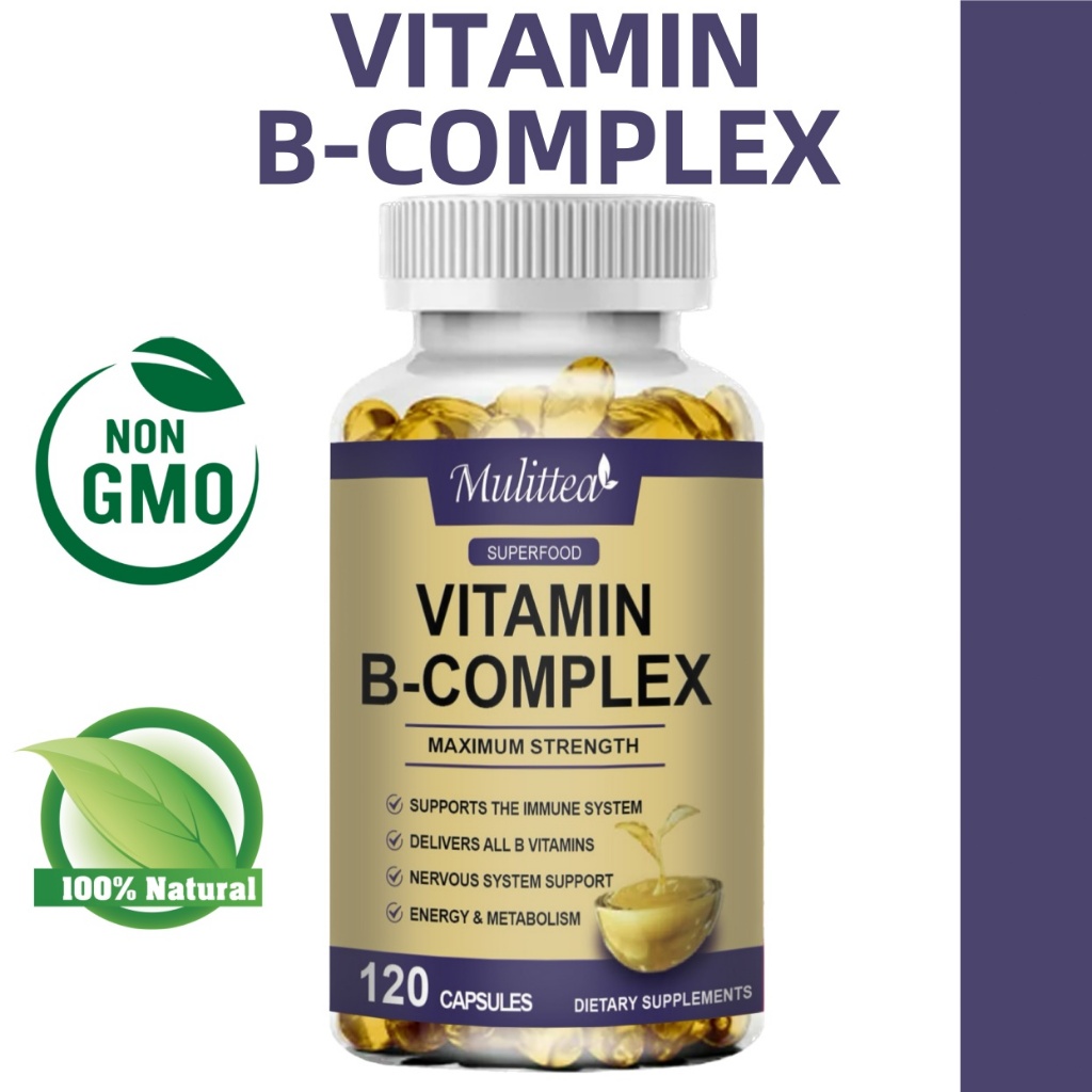MULITTEA Vitamin B Complex ช่วยเสริมสร้างการสร้างเม็ดเลือดแดงและป้องกันโรคโลหิตจาง（วิตามินบีรวม）