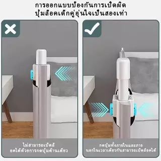 คอกกั้นเด็ก รั้วกั้นเตียงเด็ก พับได้ ฐานที่มั่นคง ราวกั้นข้างเตียงเด็ก กันล้ม