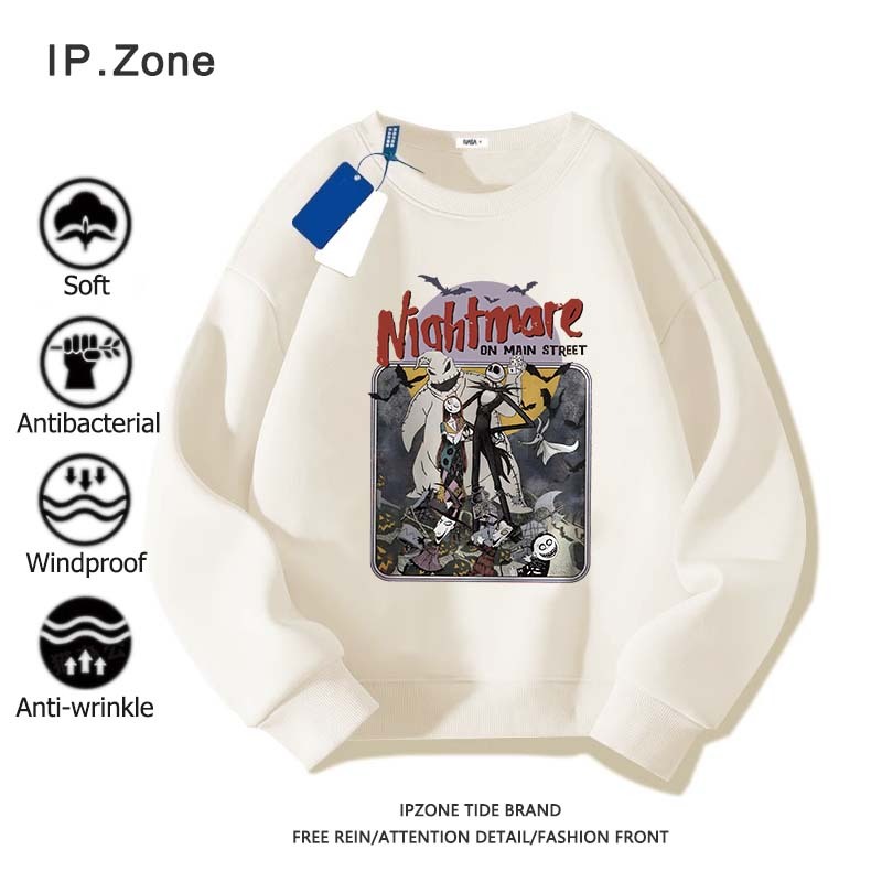 Sweatshirts วันฮัลโลวีน Halloween ใส่ได้ทั้งชายและหญิง oversize เสื้อหนาว สไตล์ฮิปฮอป (ส่งเร็ว จัดส่งจากไทย)