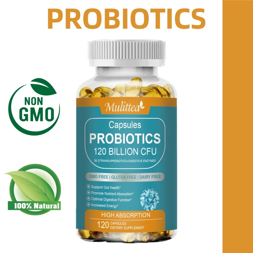 MULITTEA Probiotic & Prebiotic Capsules เพิ่มการเผาผลาญและลดอาการท้องอืด(โปรไบโอติกส์และพรีไบโอติกส์)