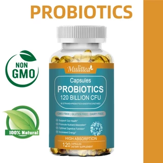 MULITTEA Probiotic & Prebiotic Capsules เพิ่มการเผาผลาญและลดอาการท้องอืด（โปรไบโอติกส์และพรีไบโอติกส์）