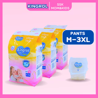 PRO 3แพ็ค แพมเพิสKingrol แพมเพิสเด็กแบบกางเกง ราคาถูก กางเกงผ้าอ้อมเด็ก Baby Diaper