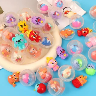 🔥พร้อมส่ง🔥ของเล่นไข่บิด ลูกเด้ง ลอยน้ำได้ เบอร์ ทรงกลม 32 มม  ของขวัญอนุบาล โมเดลแคปซูลไข่เซอร์ไพรส์ สําหรับเด็ก
