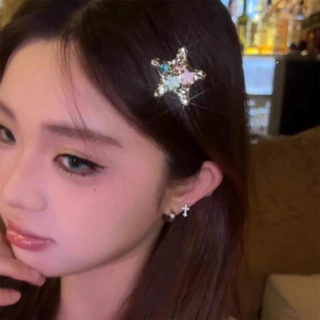 กิ๊บติดผม น่ารัก โบว์โลหะ สไตล์วินเทจ Y2K เพชรสีชมพู มีหลายแบบให้เลือก ส่งไวจากไทย