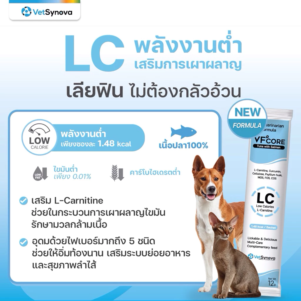 VFcore ขนมแมวเลียสูตรพิเศษ ไลซีน บำรุงเลือด บำรุงข้อต่อ วิตามินรวม thumbnail 9