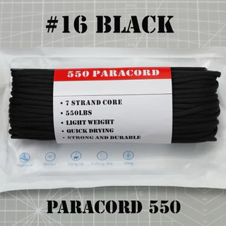 SOLID COLOR เชือกพาราคอร์ด PARACORD 550 สีล้วน ยาว 100 ฟุต