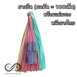 หนังยางสติ๊ก ยางยิงนก หนังยาง ยางยืด ยกถุง100เส้น