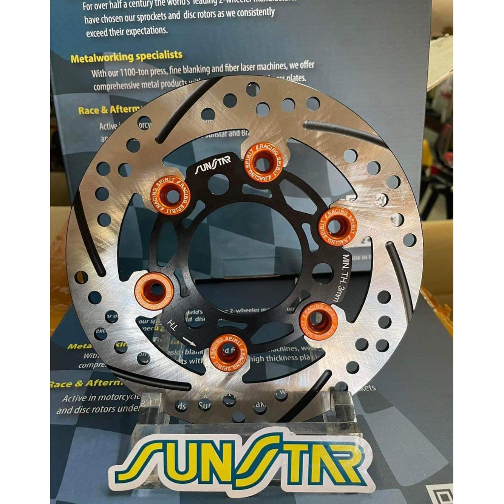 sunstarจานเบรคdio180mm.