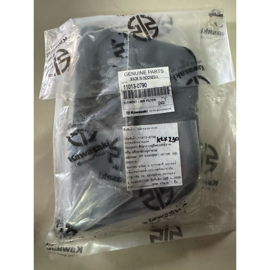 ผ้ากรองอากาศแท้ศูนย์KLX230