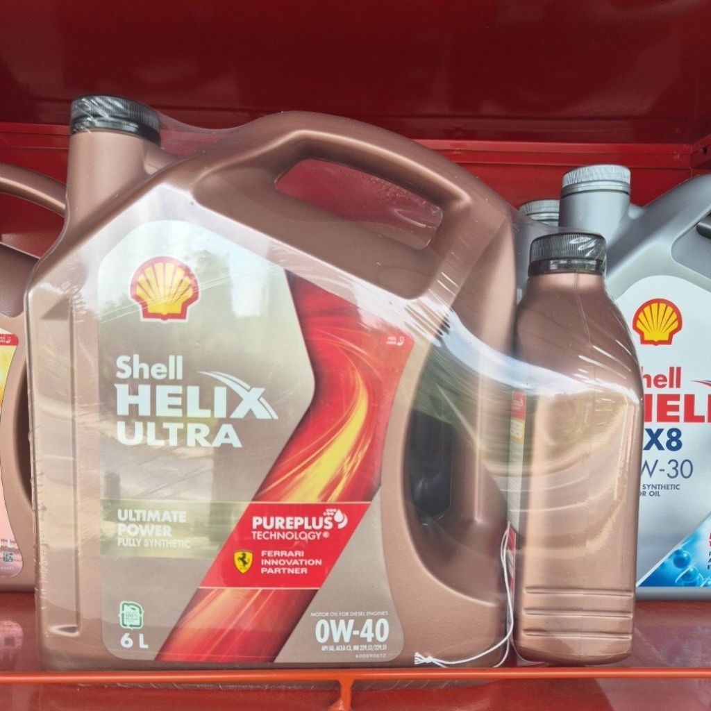 น้ำมันเครื่องShell Helix Ultra 0w-40 7ลิตร