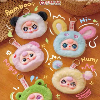 (พร้อมส่ง)📌แบบสุ่ม-แบบเลือกตัวใช้โค้ดลดได้ กระเป๋าจิ๋วมีซิป Babythree mini headphone bag พวงกุญแจห้อยกระเป๋า