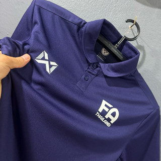 WARRIX เสื้อโปโลแขนสั้น ฟรีโลโก้ FA THAILAND WA-232PLACL34