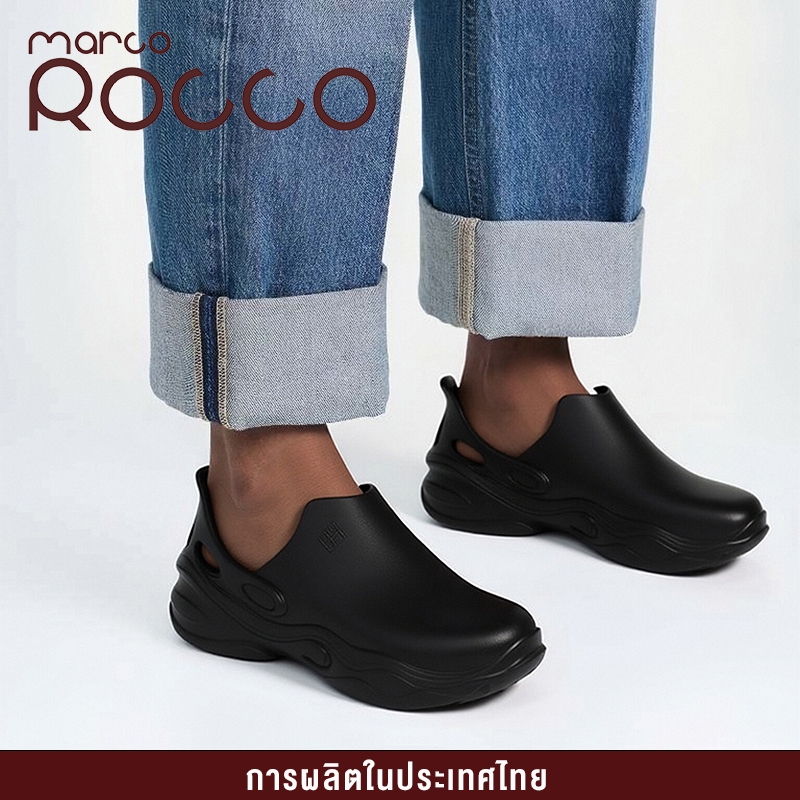 Marco Rocco รองเท้าแบบสวมแฟชั่น วัสดุEVA กันลื่น นวดเท้า พื้นนุ่ม น้ำหนัเบา รองเท้าแตะผู้ชาย MR8019