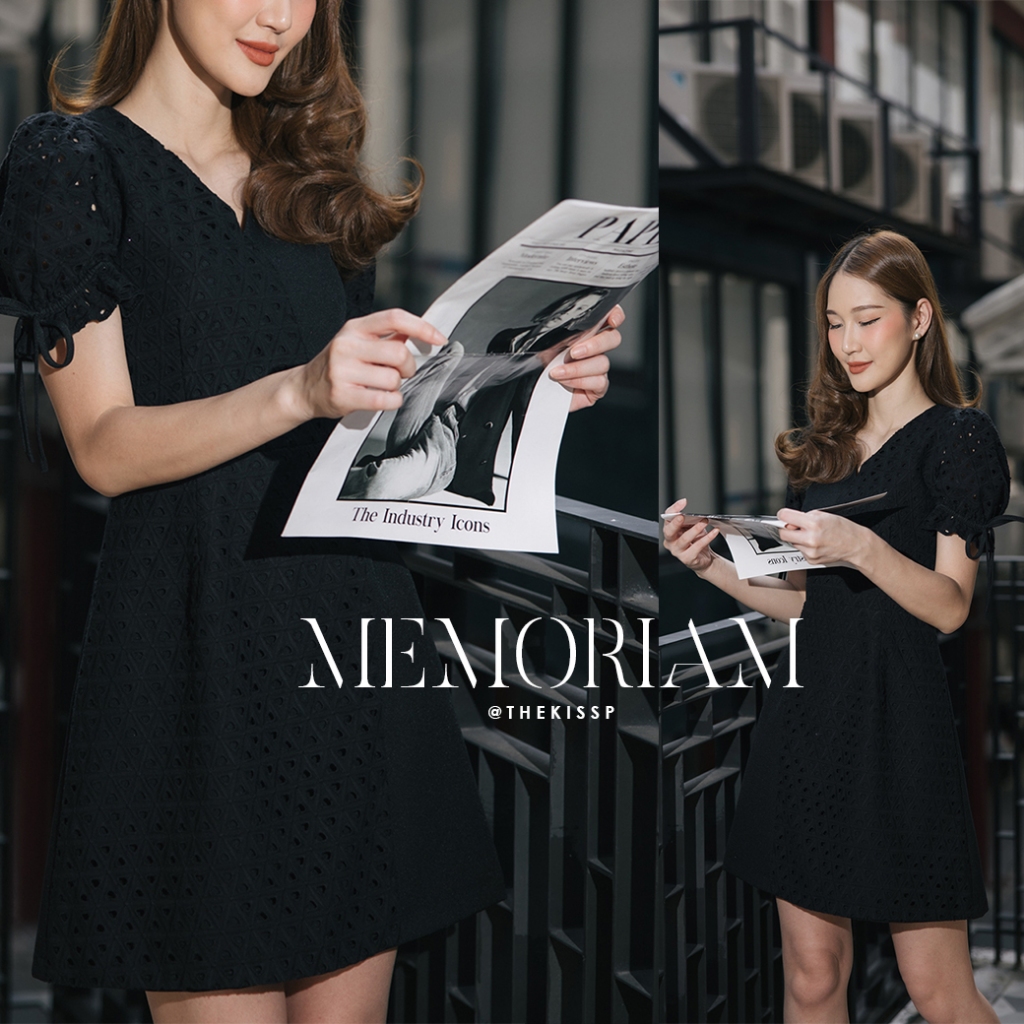 MEMORIAM' DRESS ( BLACK CLASSIC COLLECTION)