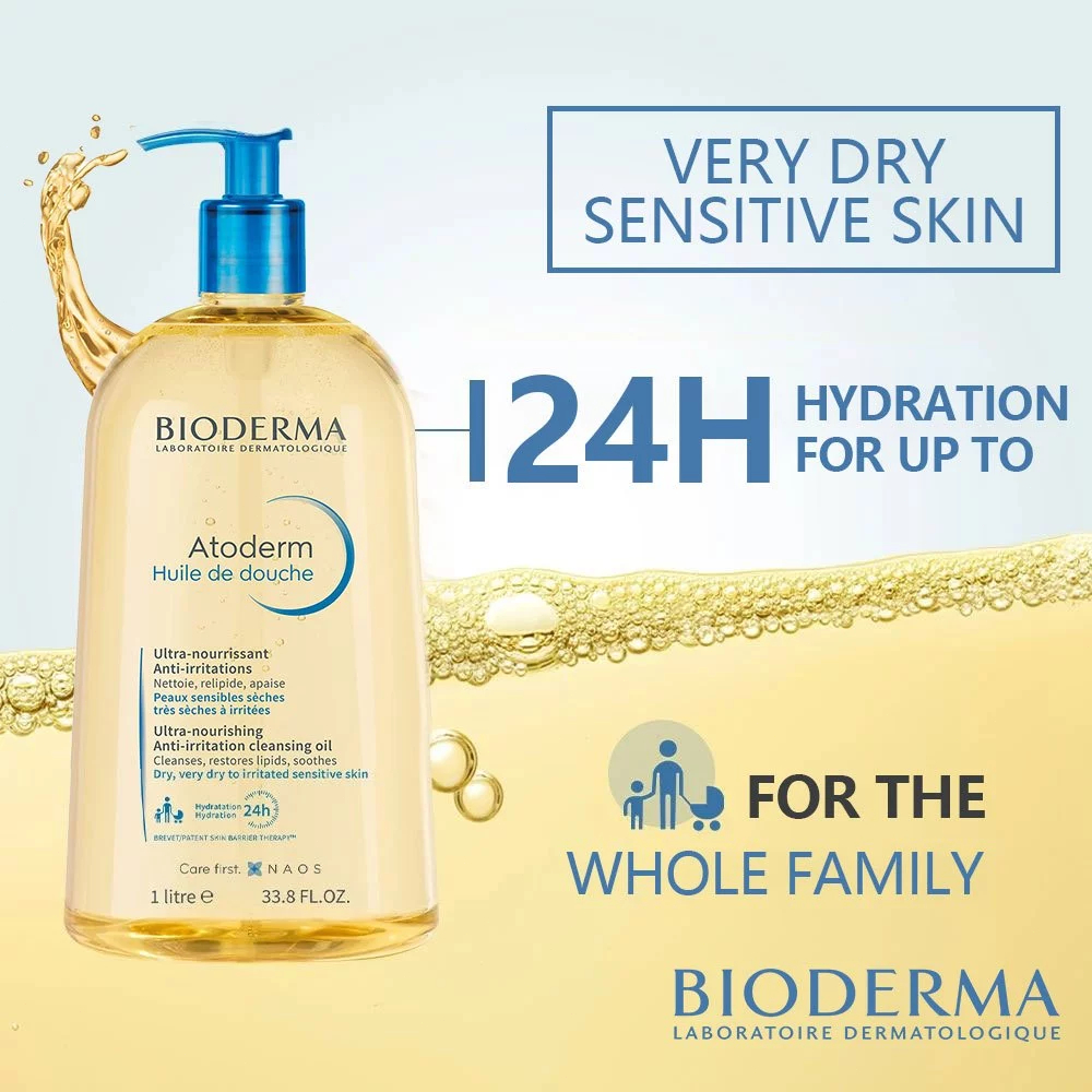 Bioderma Atoderm Shower Oil 1000ML