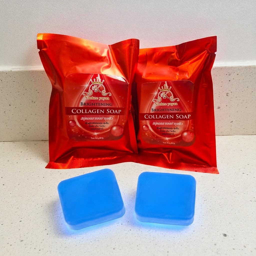 Collagen  soap สบู่คอลลาเจน แพ็คคู่