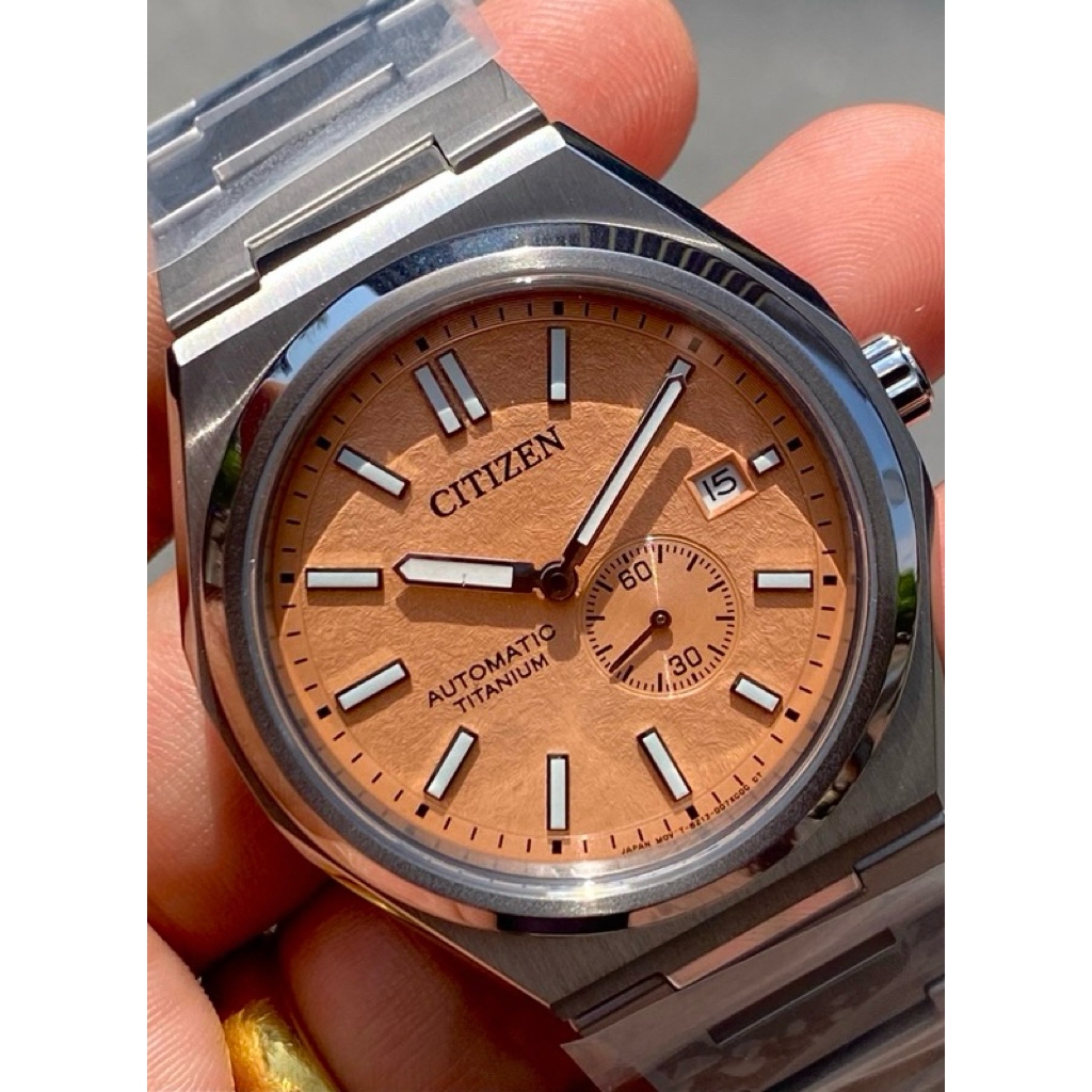 นาฬิกาข้อมือ Citizen Zenshin Mechanical Dial Super Titanium Bracelet NJ0180-80Z