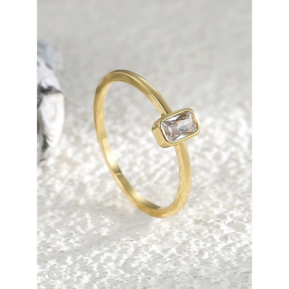 KYM.vibes - glamour ring แหวนสแตนเลส แหวนมินิมอล