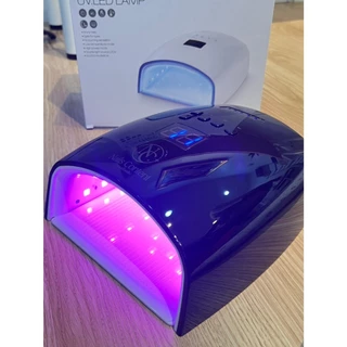 เครื่องอบเล็บเจลไฟสีชมพู ระบบ ไร้สายไฟถนอมมือ Nails content 66 watts