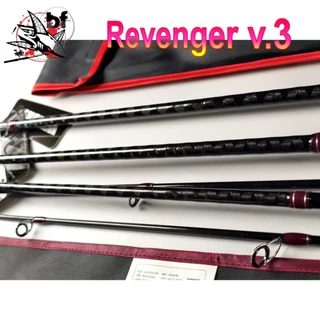 คันเบ็ดตีเหยื่อปลอม New Weebass - Revenger V.3 ด้ามจับ คาร์บอน Wt : 8-17lb และ Wt : 10-20lb