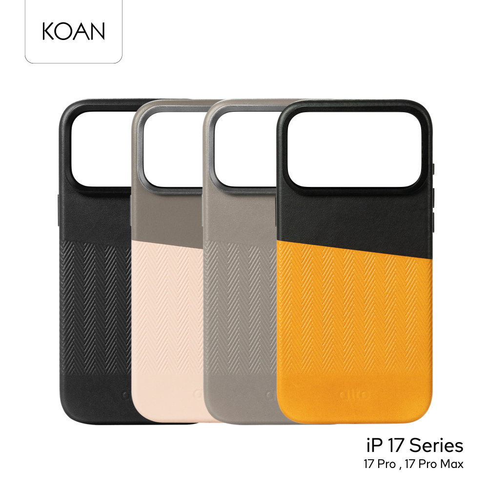 ALTO เคสหนังกันกระแทก Herring Magnetic / Stand Case for iP 17 Pro / 17 Pro Max หนังแท้จากอิตาลี พร้อม ขาตั้งเลนส์