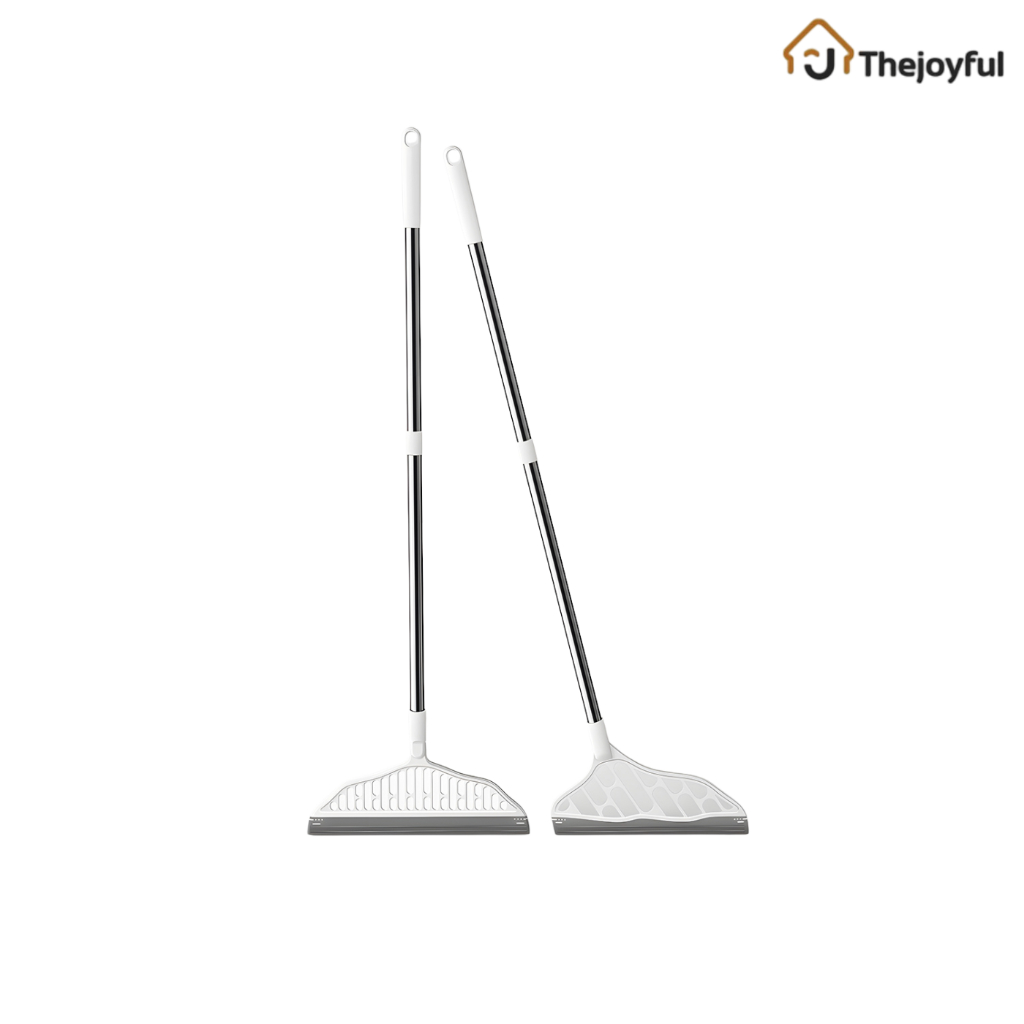 Thejoyful ไม้กวาดรีดน้ำ ไม้กวาดซิลิโคน ไม้ปาดน้ำ silicone broom ทำความสะอาดได้ทุกประเภท