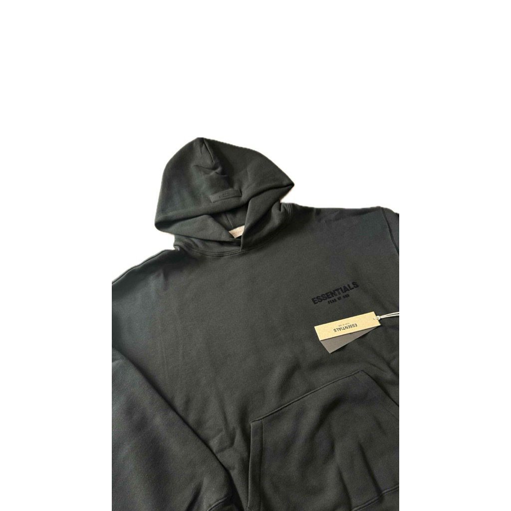 ESS Hoodie Stretch Limo Black (SS22)
