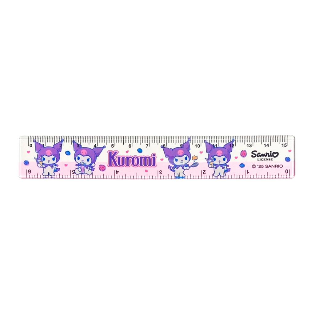 ไม้บรรทัด 15 ซม. Kuromi และ My Melody ลิขสิทธิ์แท้