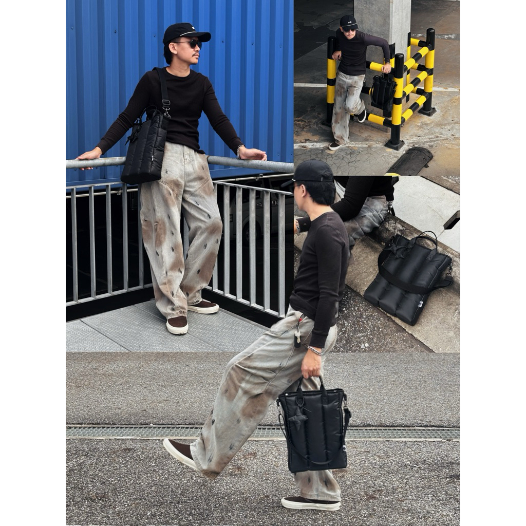 TOTE G กระเป๋าใส่ Macbook13-14"/Ipad 12.9"🖤สีดำ