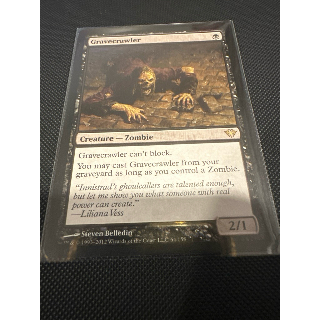 Gravecrawler การ์ด Magic The Gathering ของแท้จากชุด Dark Ascension