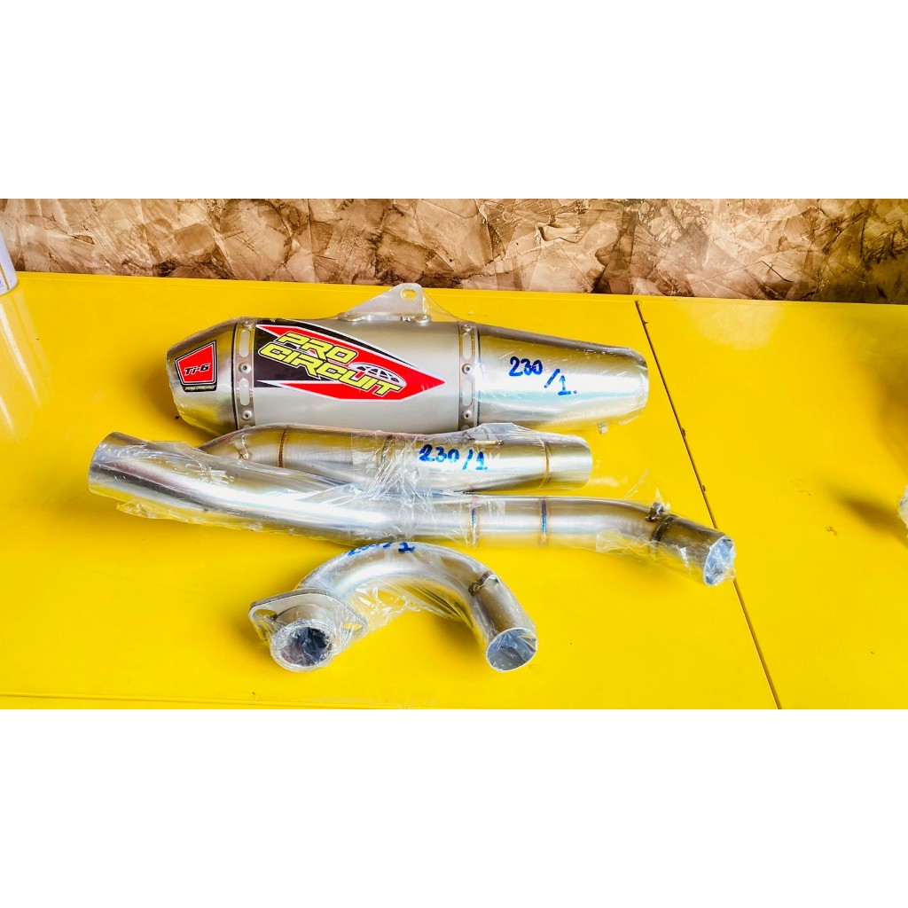 ท่อ PRO KLX230 มี 2 แบบ สเป็กแข่ง