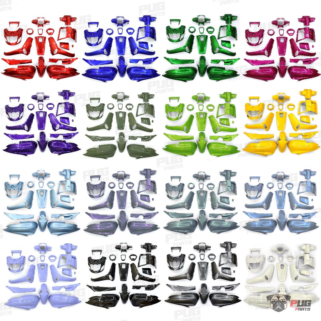 PUGParts ชุดสีจีออโน่ ชุดสีGiorno ปี2024 (ชุด18ชิ้น) Giorno จีออโน่ ชุดสีGIORNO (สีล้วน) GIORNO  ABS GIORNO  CBS