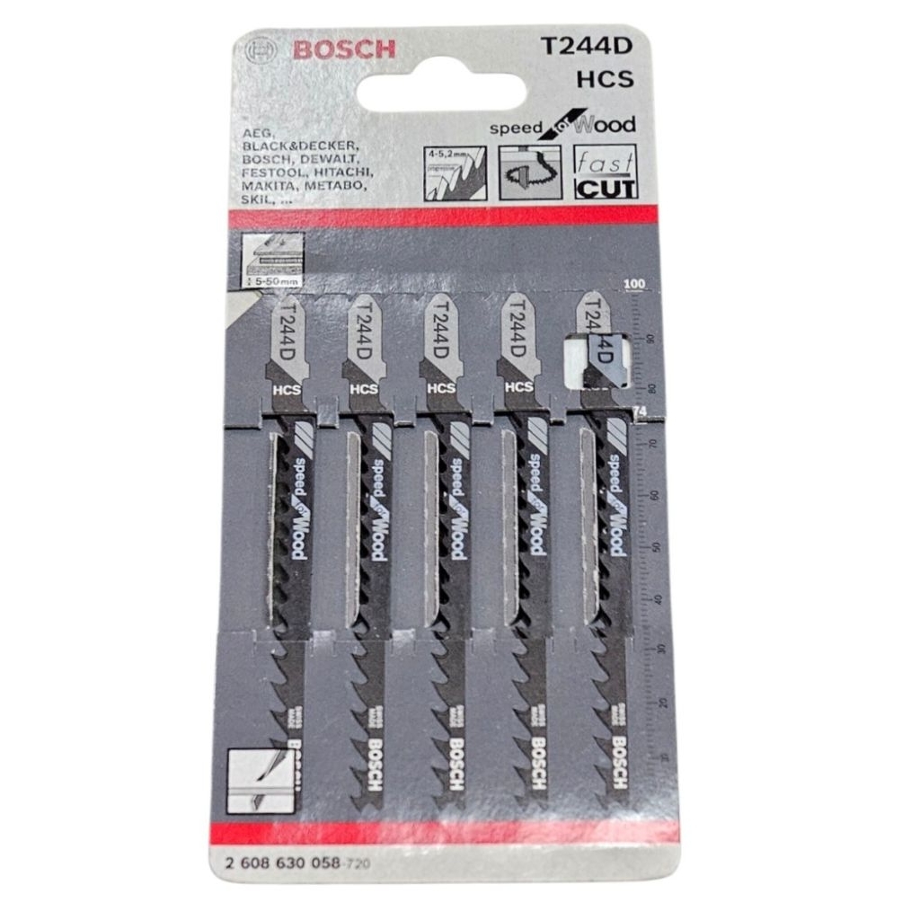 BOSCH T244D ใบเลื่อยจิ๊กซอว์ 2608630058