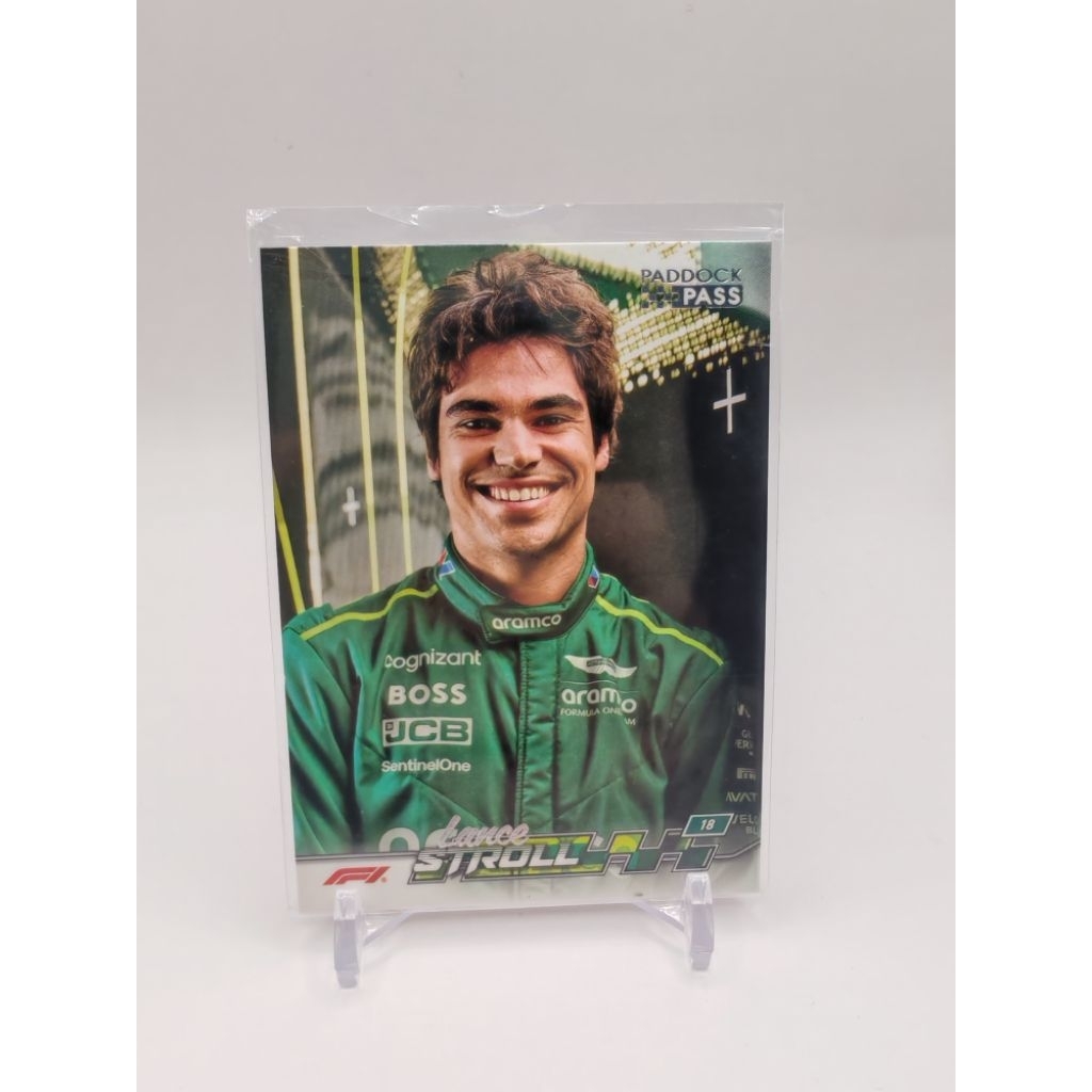 การ์ด f1 topps paddock pass 2024 lance stroll