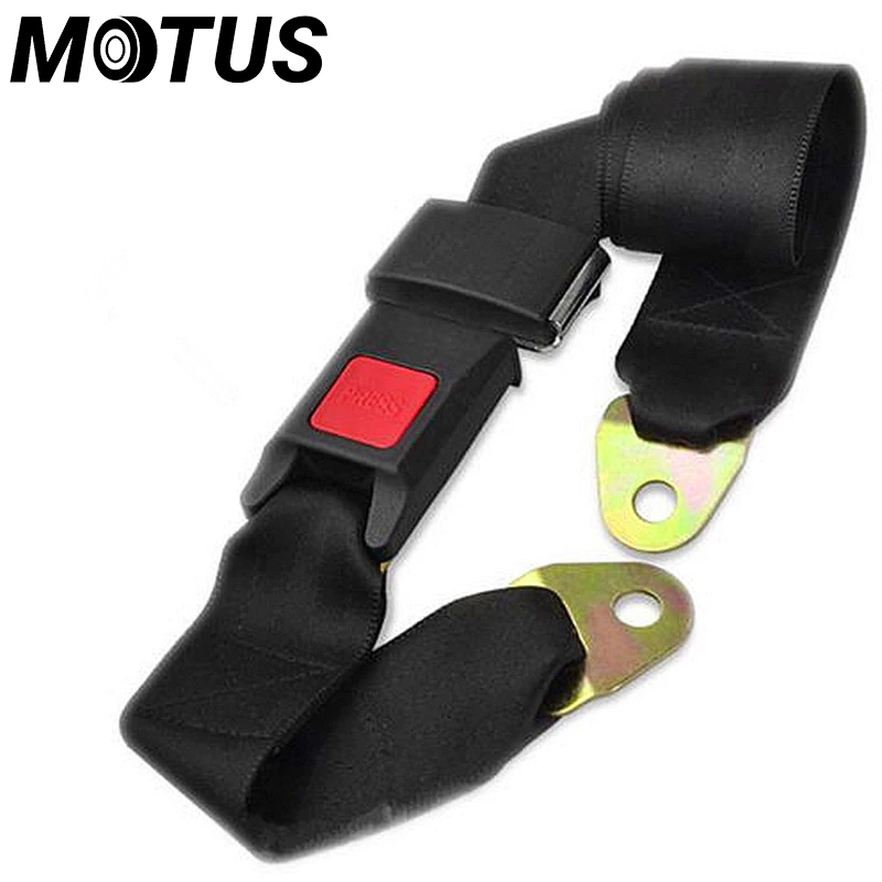 MOTUS รถรถบรรทุกเข็มขัดนิรภัย Lap ปรับ 2 จุดความปลอดภัยความปลอดภัยเข็มขัด Universal TH