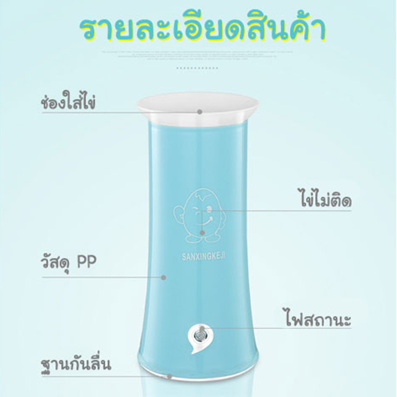 XPX เครื่องทำไข่ม้วน ใน 5 นาที วัสดุภายในเคลือบ ทำให้ไข่ไม่ติด กำลังไฟ 200W ทำให้อาหารสุกแบบทั่วถึง - รูปที่ 7