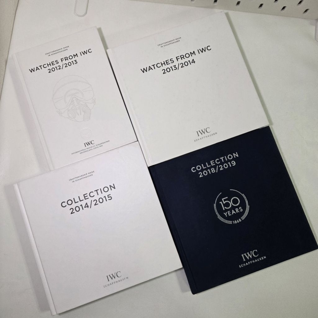 Book Catalogue Collection IWC Schaffhausen Watches หนังสือนาฬิกา 2012 2013 2014 2015 2018-2019 150 Y