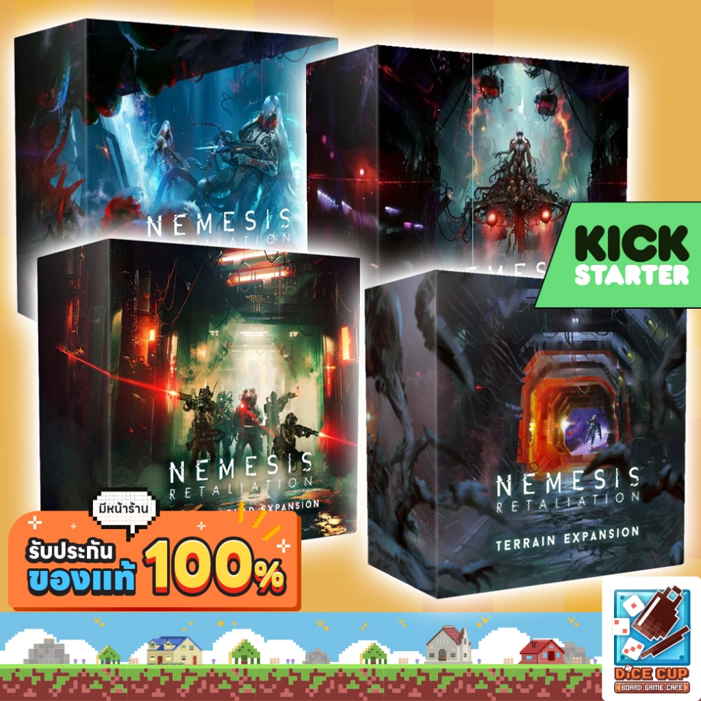 [ของแท้] Nemesis Retaliation ADD-ON (Xyrians, Sangrevores, Support Squad, Terrain Pack) Board Game