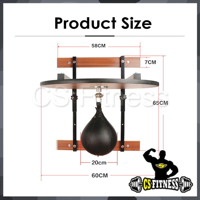 เป้าล่อชกติดผนัง CS08 – Speed Bag Platform ราคา ถูกที่สุด ดีลบีเคเค แกลเลอรีภาพที่ 5