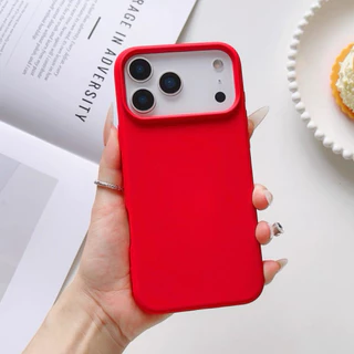 Supercase | สำหรับไอโฟน17 17pro 17Air 17promax เคสซิลิโคน สีพื้น บุกำมะหยี่ Silicone Cover Case